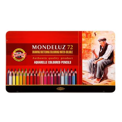 KOH Buntstifte Aquarell Mondeluz 72er Metalletui