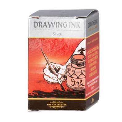 KOH Profi- Künstlerzeichentusche - Silver - 20g