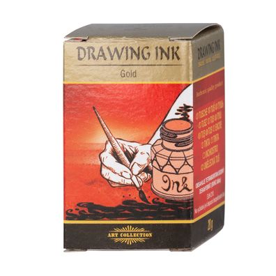 KOH Profi- Künstlerzeichentusche - Gold - 20g