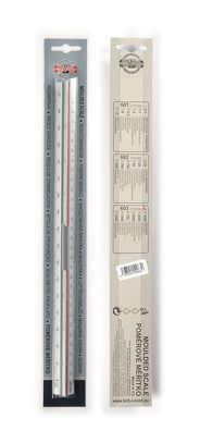 KOH Maßstab Kunststoff " 603 Geodäsie " , 30 cm Skala