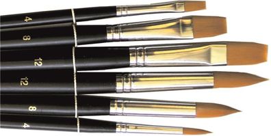 CMI Pinsel Golden Synthetikhaar gemischt 6er Set