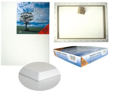 CMI Keilrahmen 20 x 20 cm 280 g/m² 2er Pack