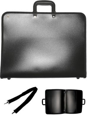 CMI Zeichen Sammelmappe B2 Zeichentasche Griff + Tragegurt