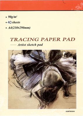 CMI Transparentpapier A4 Block 90 g/m² - 40 Blatt