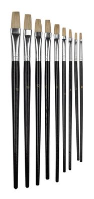 CMI Pinsel Borsten flach 9er Set Bund