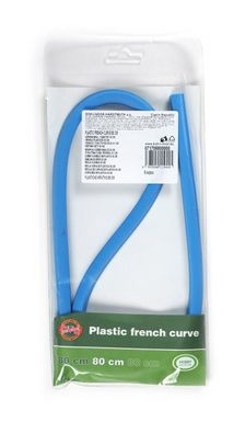 KOH Kurvenlineal Plast blau 80 cm lang