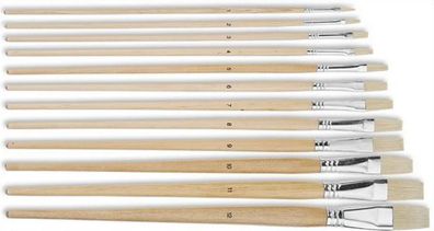 CMI Pinsel Borsten flach 12er Set