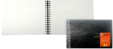 CMI Sketchbuch A4 - Querformat Spiralbindung 140 g/m² 60 Bl