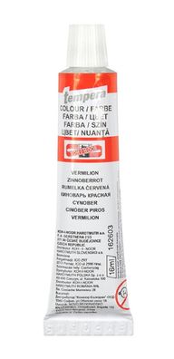 KOH Temperafarbe 16 ml Tube vermilion red