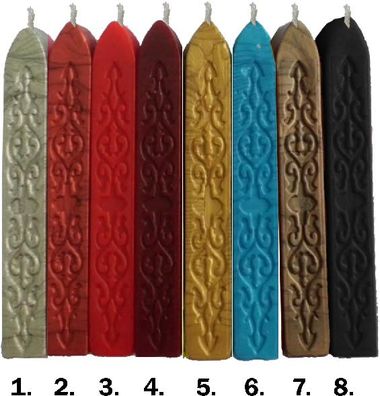 CMI Siegelwachs- Kerze Siegelrot - 4 - ca. 8 g