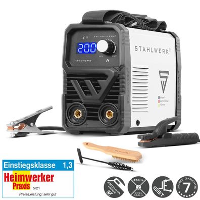Stahlwerk ARC 200 MD Inverter Elektrodenschweißgerät 200 A MMA E Hand Lift TIG