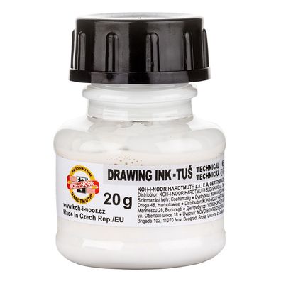 KOH Zeichentusche Technisches Zeichnen 20g weiß