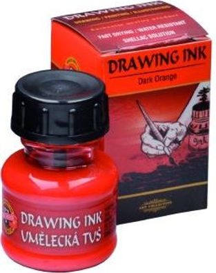 KOH Profi- Künstlerzeichentusche - Dark Orange - 20g