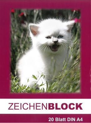 UHL Zeichenblock A4 100 g/m² - 20 Blatt, kopfgeleimt