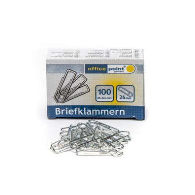 MAG-O Büroklammern 26 mm verzinkt 100