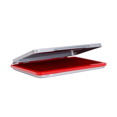 MAG-O Stempelkissen Metall 70 mm x 110 mm vorgetränkt rot