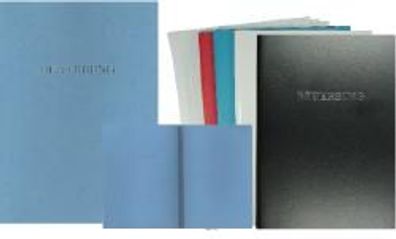 CMI Bewerbungsmappen 2 teilig 3er Pack blau