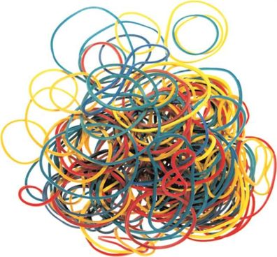MAG-O Gummibänder farbig im Beutel - ca. 50 g D = ca. 45 mm