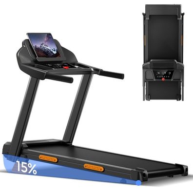 ROBORE SF20 Klappbares Laufband mit 15 % Steigung, 12 km/h, mit Handlauf