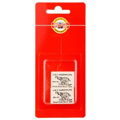 KOH Radiergummi Klassisch eckig weiß 2er Blister