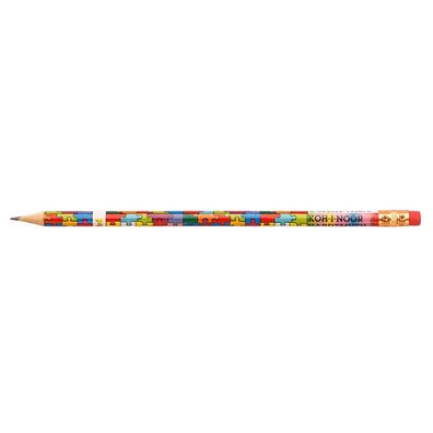 KOH Bleistifte Gradation HB mit Radiergummi 3er
