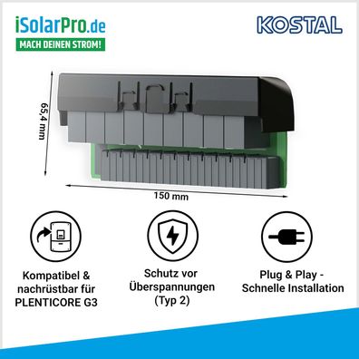 Kostal Plenticore G3 DC Überspannungsschutzmodul Typ 2
