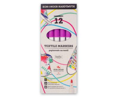 KOH Textilmarker 2,0 mm Rundspitze / Violett