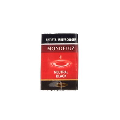 KOH Aquarellfarbe Mondeluz 8g neutral black
