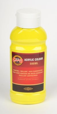 KOH Acrylfarbe 500 ml Flasche lemon yellow