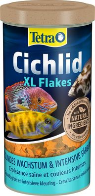 Tetra Cichlid Flakes XL 1000ml Futter Flockenfutter für Cichliden Barsche