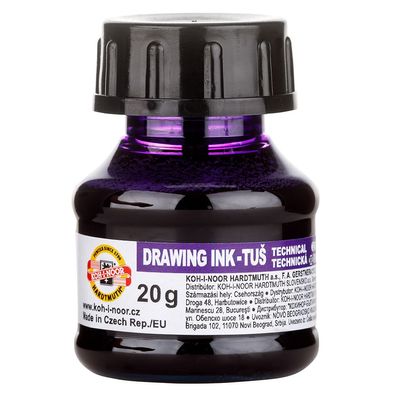 KOH Zeichentusche Technisches Zeichnen 20g violet