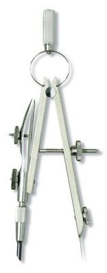 KOH Zirkel Metall Schulzirkel Feststellschraube u Ziehfeder