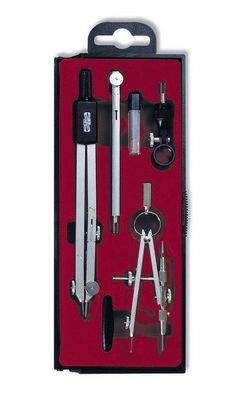 KOH Zirkelkasten 6 teilig Schulzirkel Set 2