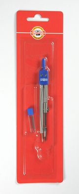 KOH Zirkel Metall Grundschulzirkel m Ersatzmine sortiert