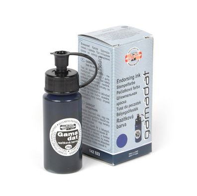 KOH Stempelfarbe Gamadat 20 ml PVC Flasche blau