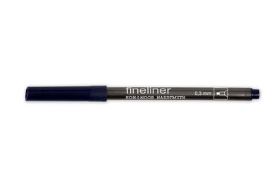 KOH Fineliner 0,3 mm Spitze dark blue