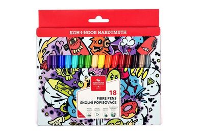 KOH Fasermaler Teenage 2 mm Spitze 18er Papp-Etui