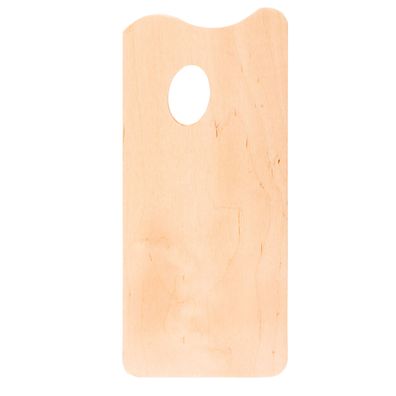 KOH Mischpalette Holz Eckig 29,5 x 13,5 cm / 3 mm Griffloch