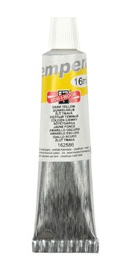 KOH Temperafarbe 16 ml Tube dark yellow