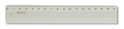 KOH Lineal - Plast 17 cm Skala - Transparent