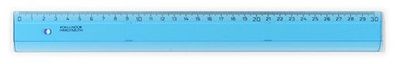 KOH Lineal - Plast 30 cm Skala - Transparent / Blau