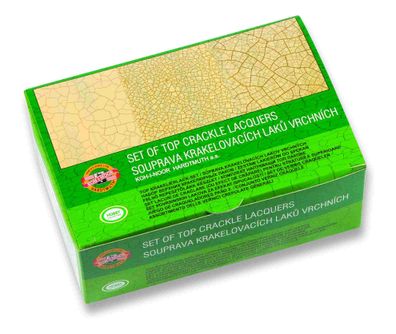 KOH Krakelier- Lack - Spalt- Risslack 4 + 2 im 6 er Set