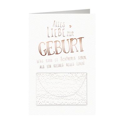 SKOR Glückwunschkarten " Freudiges Ereignis - Geldkarte" 1St