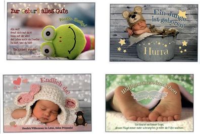 SKOR Glückwunschkarten "Freudiges Ereignis" farbUmschlag 1St