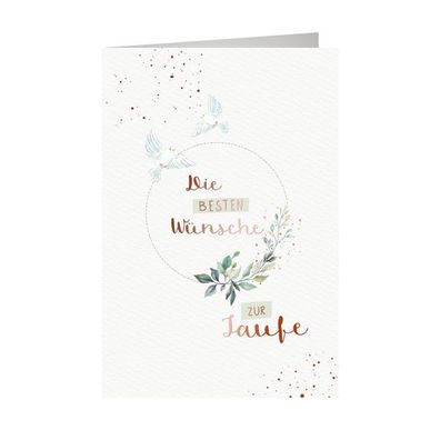 SKOR Glückwunschkarten " Taufe " sortiert 1St