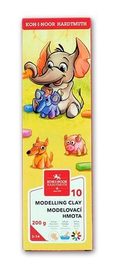 KOH Modelliermasse- Knetmasse 10er Pack/Schachtel - 200 g El