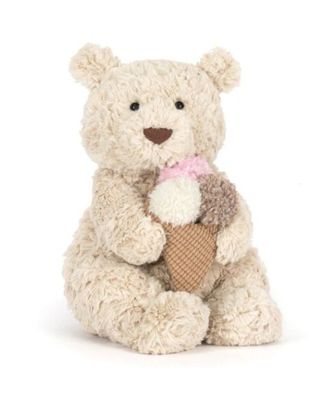 Jellycat Bär mit Eis Plüschtier Kuscheltier Stofftier Spielzeug Geschenk 28CM