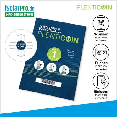 KOSTAL Plenticoin Karte DE - Aktivierungscode für Produkterweiterungen