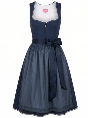 Dirndl Kaelora 60cm Länge blau