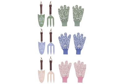 Esschert DESIGN Gartengeräte / Handschuhe im Set 3fach sortiert 412137